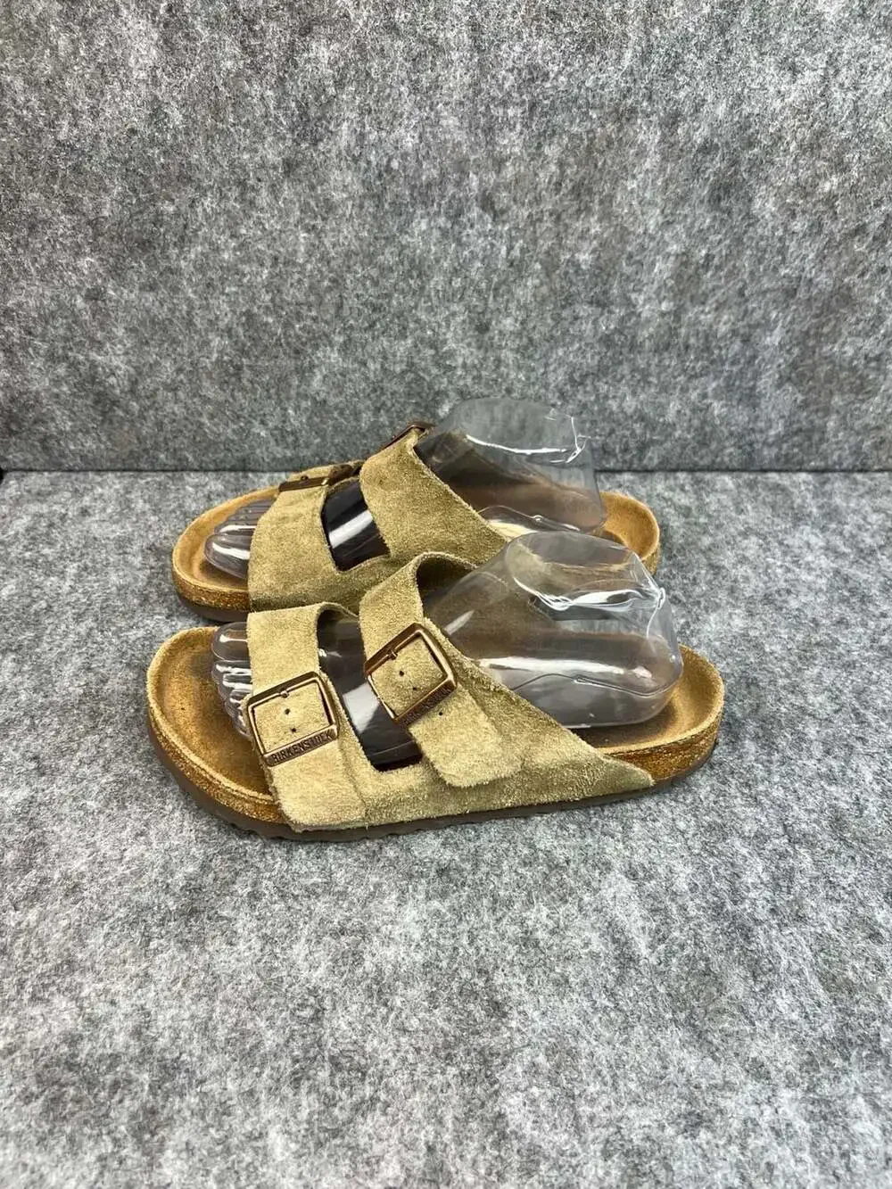 Birkenstock Arizona Brown Suede Sandals Shoes Women's US 9 EU 40